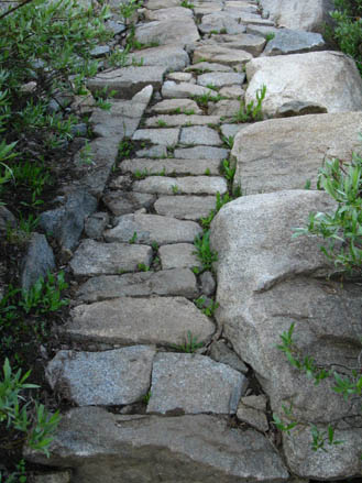 Fine Trail Work in the Headwaters bowl of the East Carson